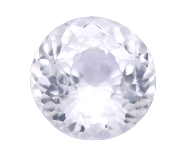 COLOUR: COLOURLESS (WHITE) 
POLARISCOPE: ANISOTROPIC
RI: 1.760-1.769
PLEOCHROISM: NONE
SPECTRUM:
S.G: 
SHORT WAVE UV: INERT
LONG WAVE UV: ORANGE
MICROSCOPIC CHARACTERISTICS: FEATHER, INTERNAL FISSURE