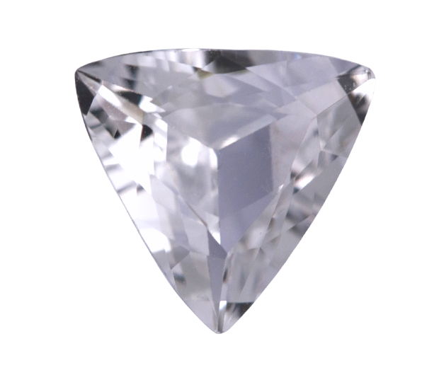 COLOUR: COLOURLESS (WHITE)
POLARISCOPE: ANISOTROPIC
RI: 1.760 - 1.769
PLEOCHROISM: NONE
SPECTRUM:
S.G:
SHORT WAVE UV: INERT
LONG WAVE UV: CHALKY
MICROSCOPIC CHARACTERISTICS: SMALL FEATHER 